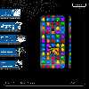 برچسب پوششی ماهوت مدل Candy Crush Game Series-FullSkin مناسب برای گوشی موبایل شیائومی Redmi Note 9