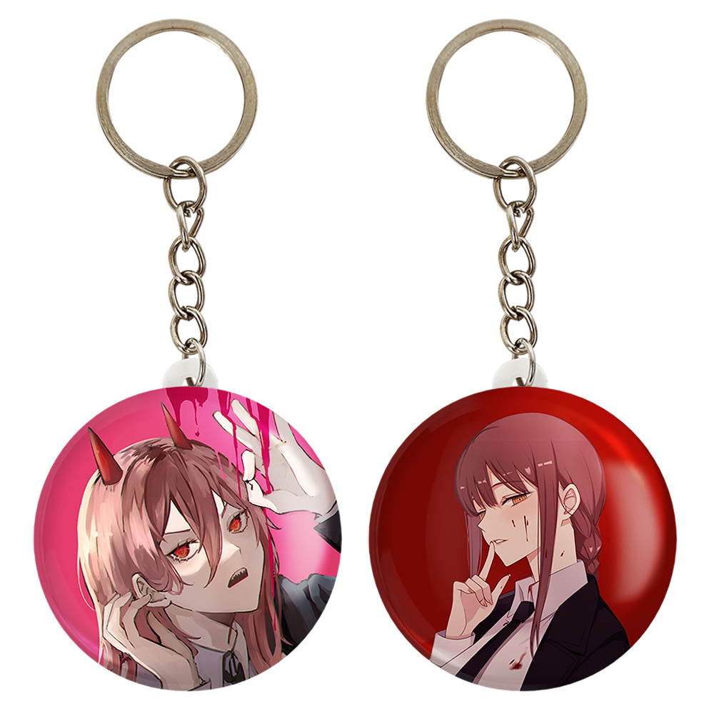 جاکلیدی خندالو مدل ماکیما و پاور انیمه مرد اره ای کد 1784717846 مجموعه 2 عددی