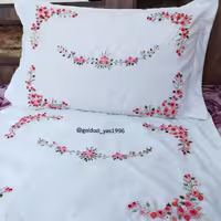 رو بالشتی گلدوزی شده ( با بهترین متریال نخ دمسه  و سفارشی در رنگ و اندازه دلخواه حتی کوسن 40در40)