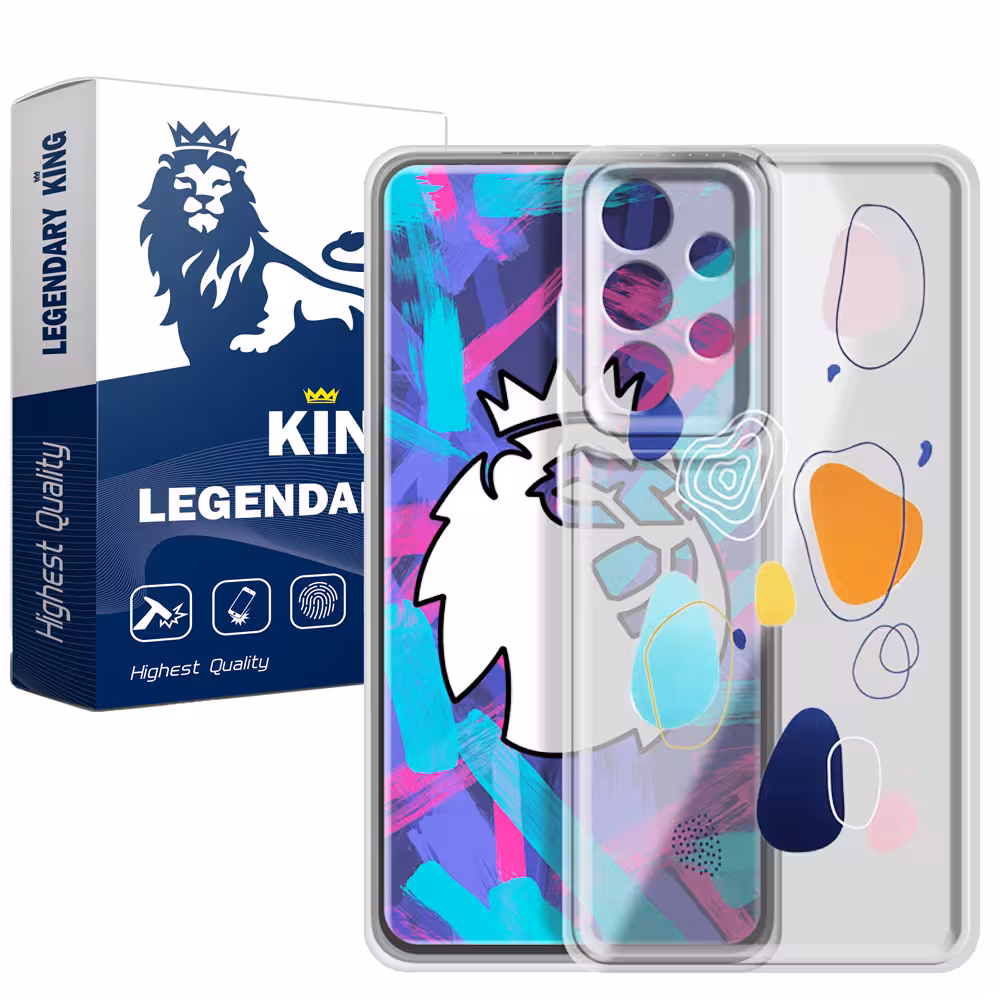 کاور لاین کینگ مدل خال رنگی مناسب برای گوشی موبایل سامسونگ Galaxy A13 4G