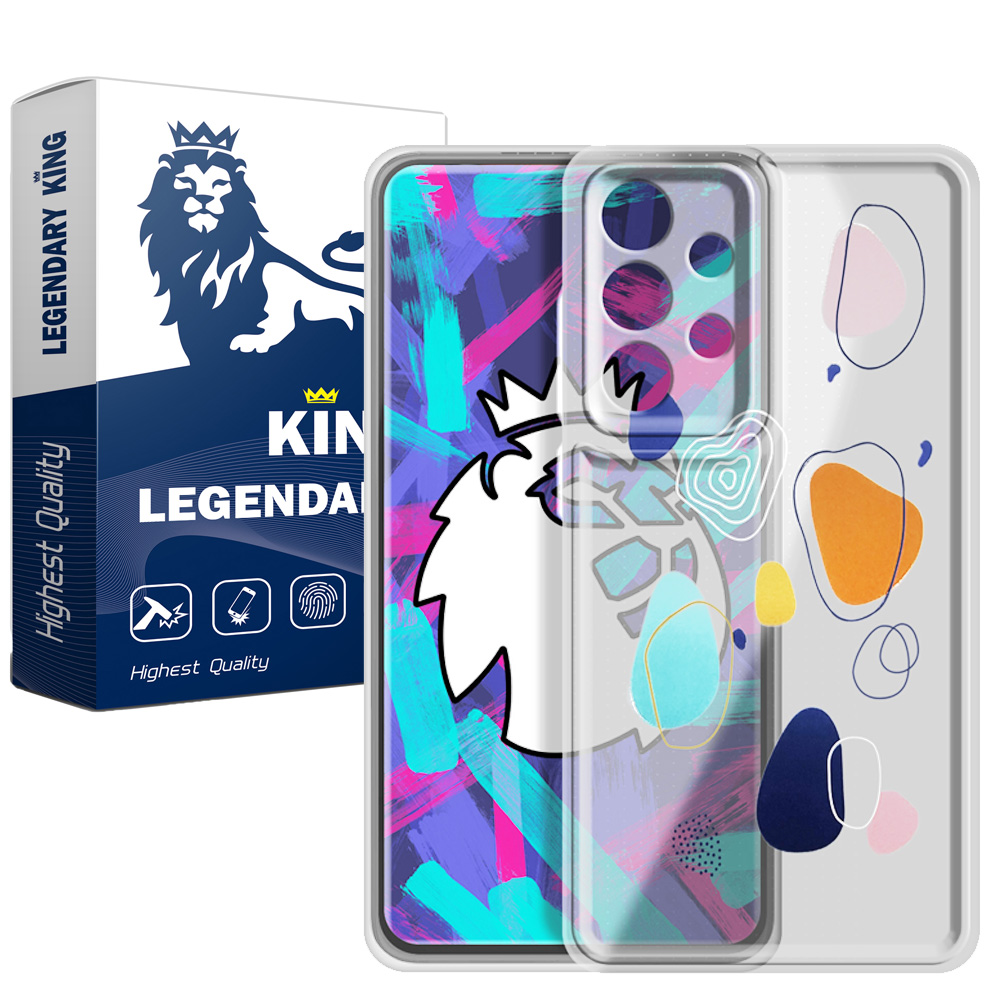 کاور لاین کینگ مدل خال رنگی مناسب برای گوشی موبایل سامسونگ Galaxy A13 4G