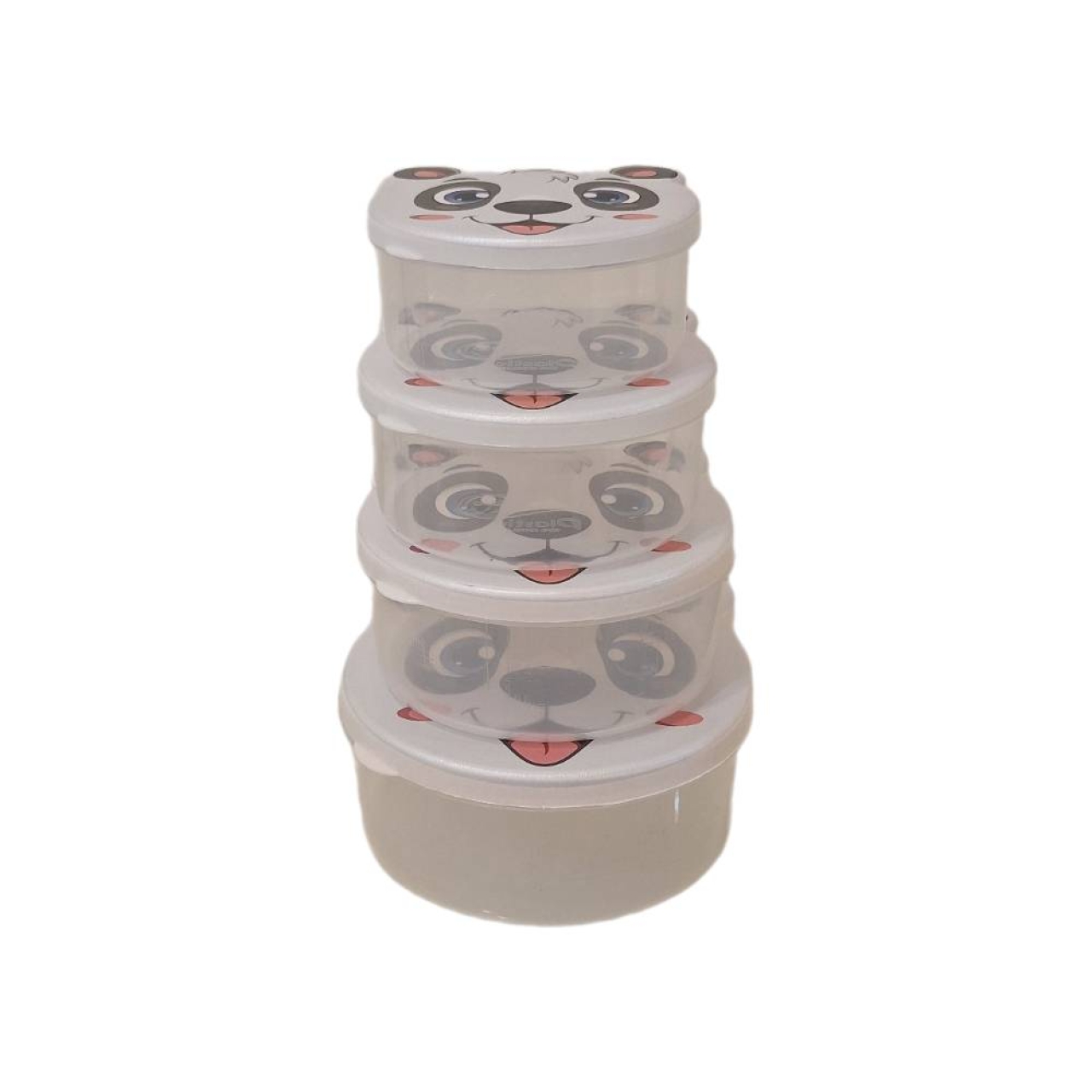 ظرف نگهدارنده طرح خرس کد 1002 مجموعه 4 عددی