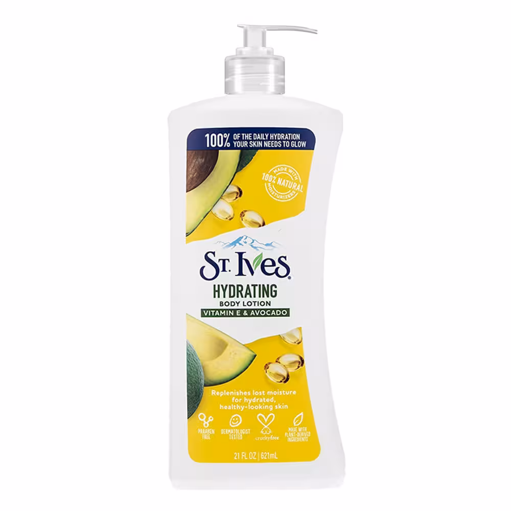 لوسیون بدن آووکادو سینت ایوز مدل Hydrating حجم 621 میلی لیتر - فروشگاه تخصصی محصولات پوست و مو تیراژه