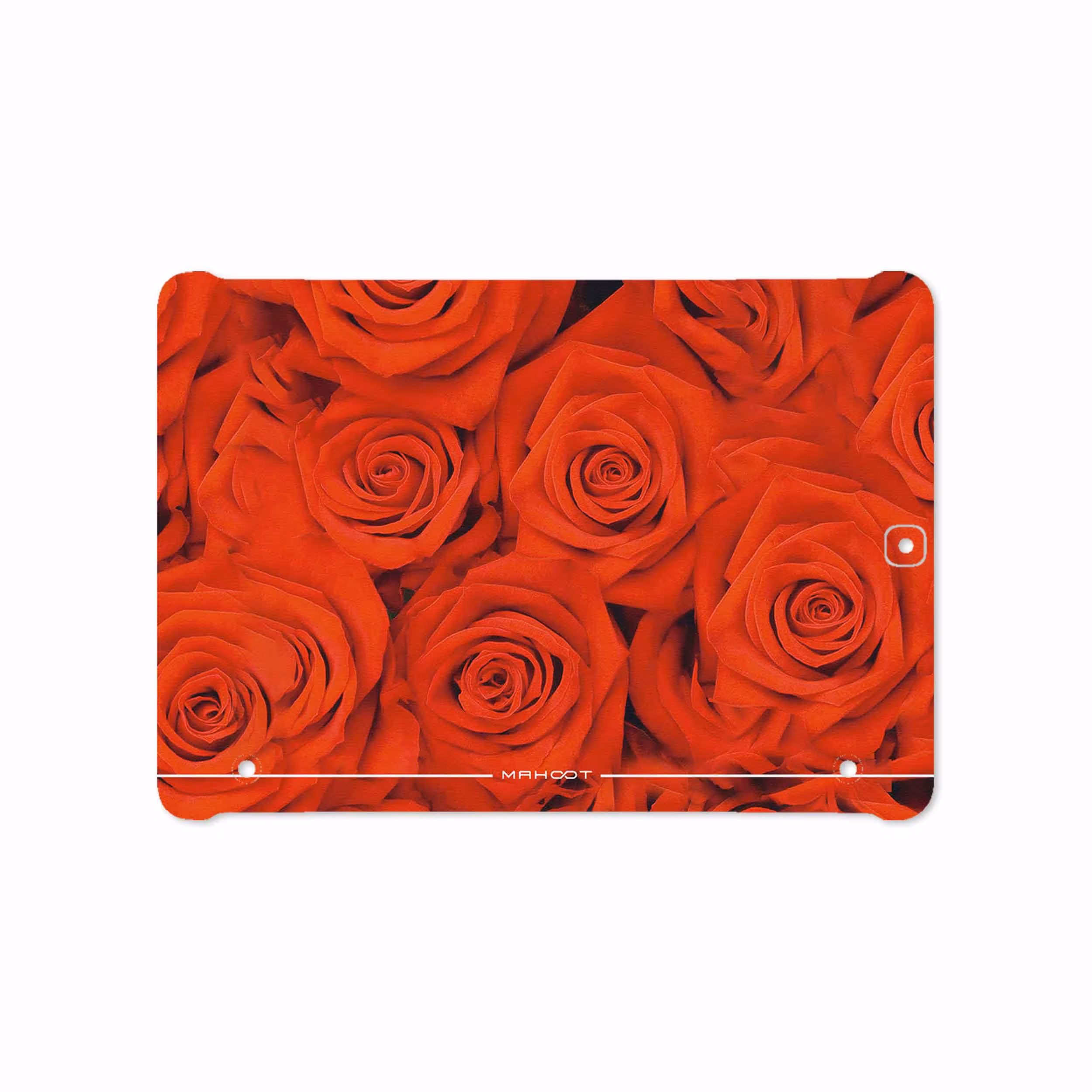برچسب پوششی ماهوت مدل Red-Flower مناسب برای تبلت سامسونگ Galaxy Tab S2 9.7 2016 T813N