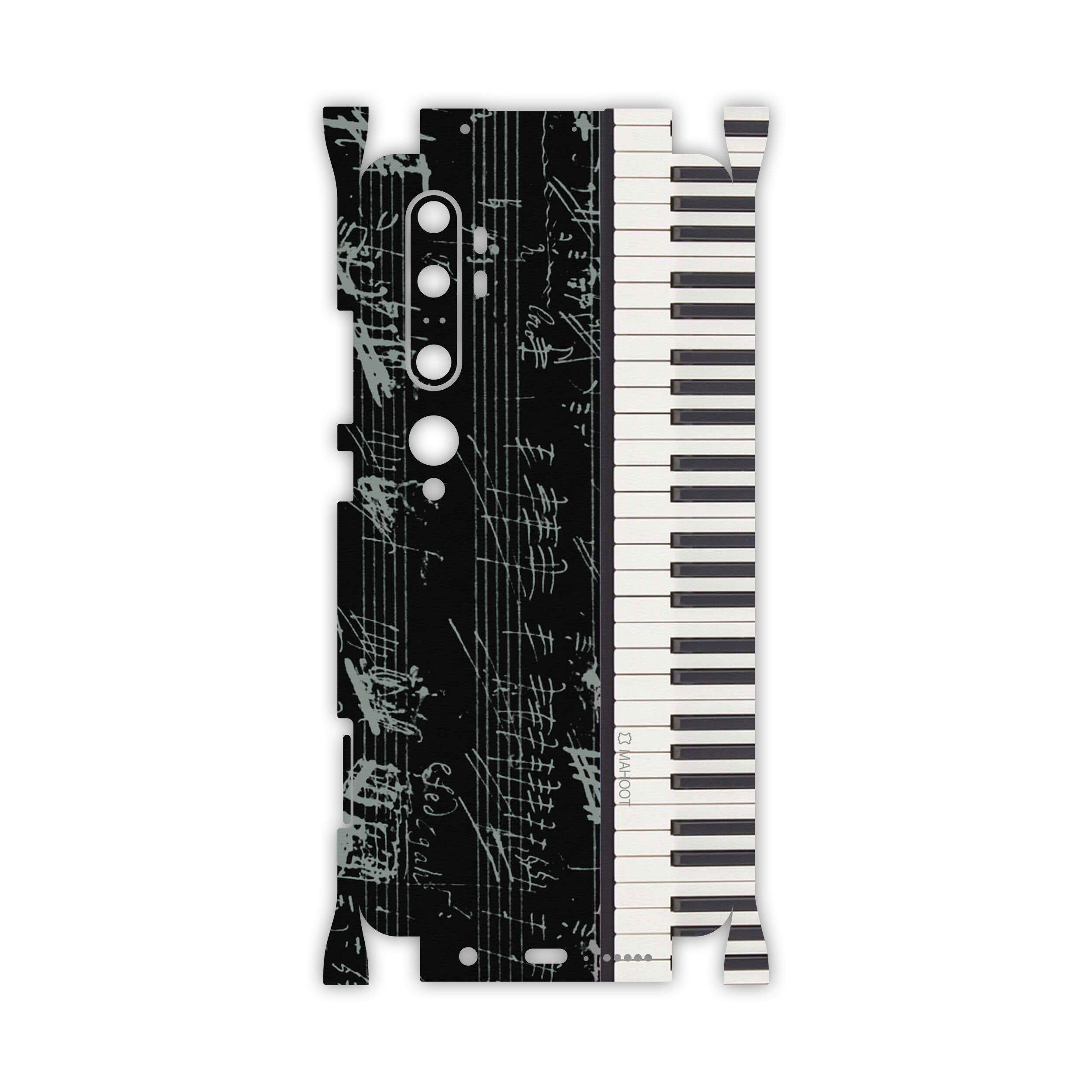 برچسب پوششی ماهوت مدل Piano-Instrument-FullSkin مناسب برای گوشی موبایل شیائومی MI Note 10 Pro