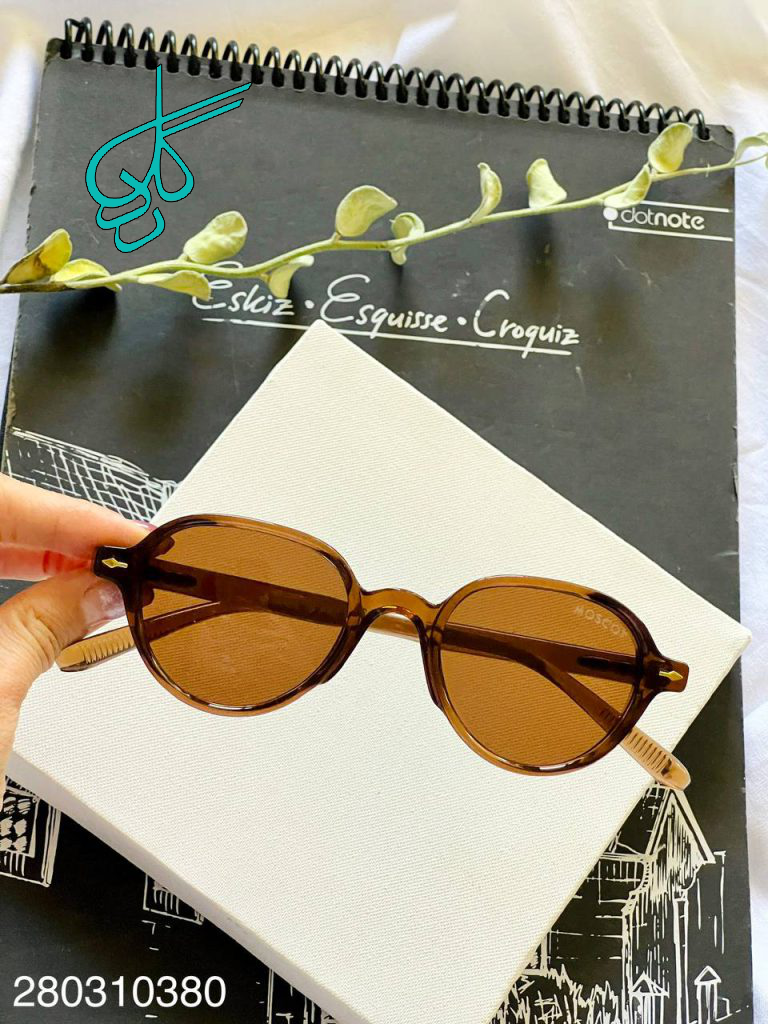خرید عینک اسپرت برند موسکات قهوه ای با کیفیت دارای استاندارد UV400 و فرم کائوچو به همراه کاور و دستمال کد 2415130 - ردگل