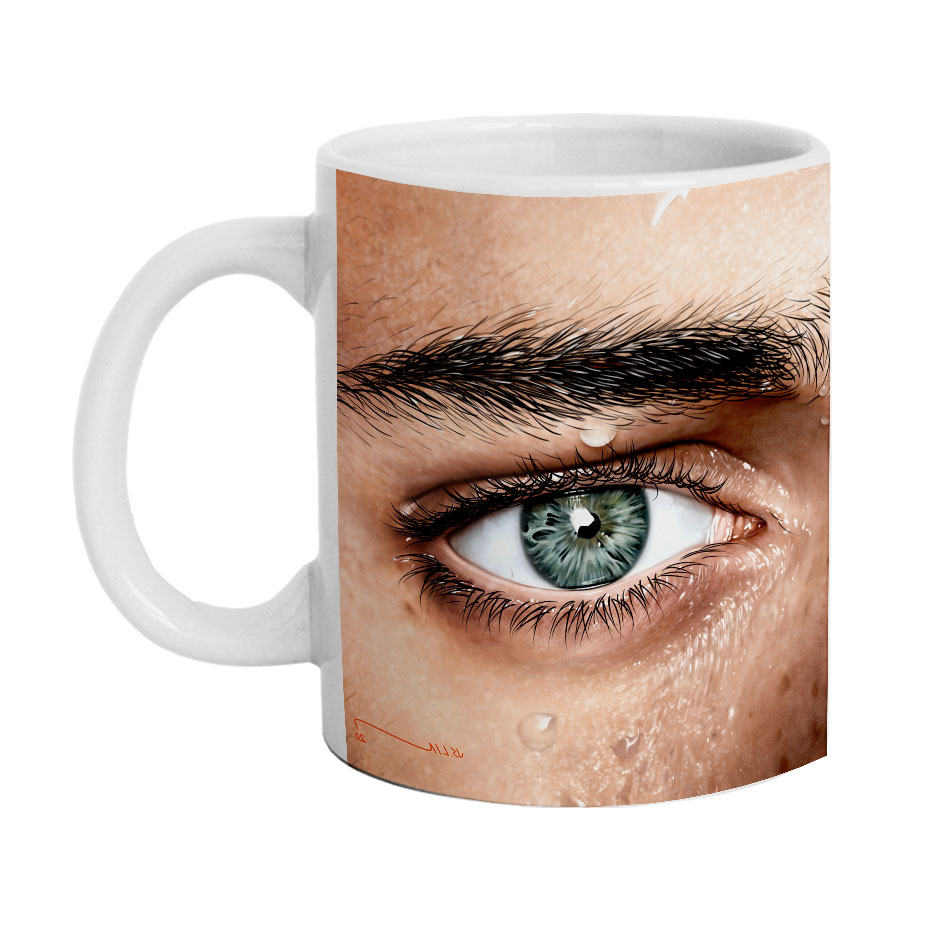 ماگ دارلی طرح چشم مدل M1333