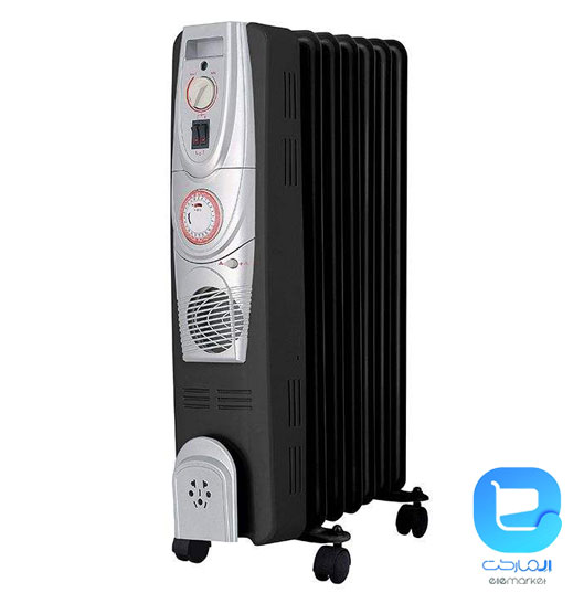 شوفاژ برقی فن دار 7 پره تک الکتریک مدل RA1108-7FB