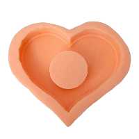 قالب شمع سیلیکونی مدل قلب