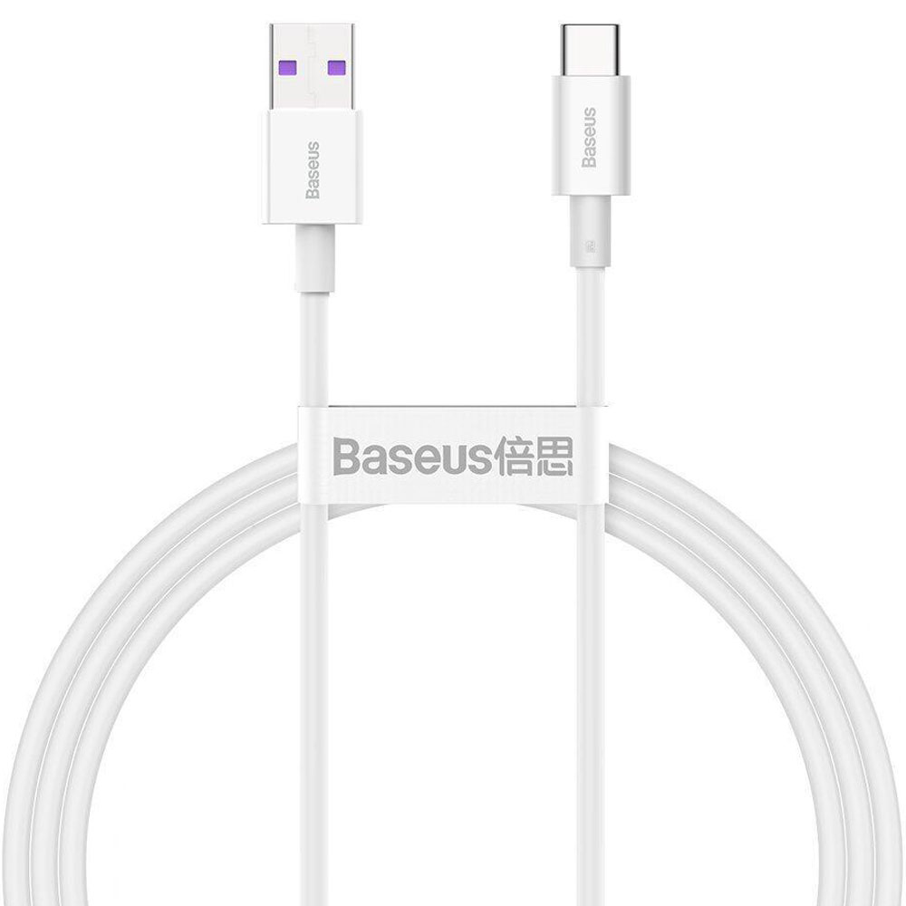 کابل شارژ USB به Type-C بیسوس مدل Superior CATYS-01 طول 1 متر توان 66 وات
