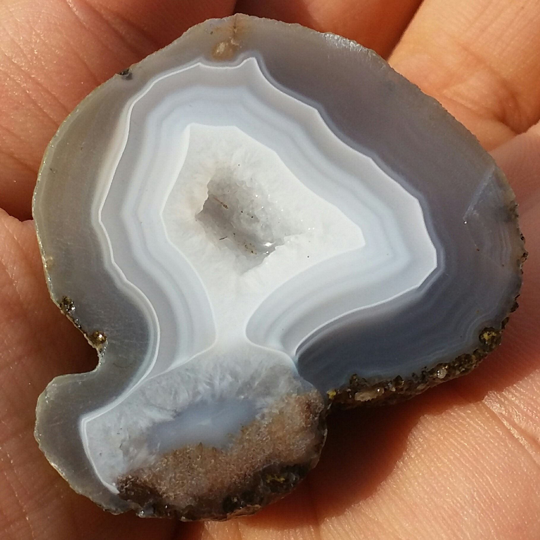 اسلایس سنگ راف عقیق سلیمانی سه بعدی مویی محشر 100 در صد طبیعی شاهکار خلقت دیدنی خارق العاده تک
