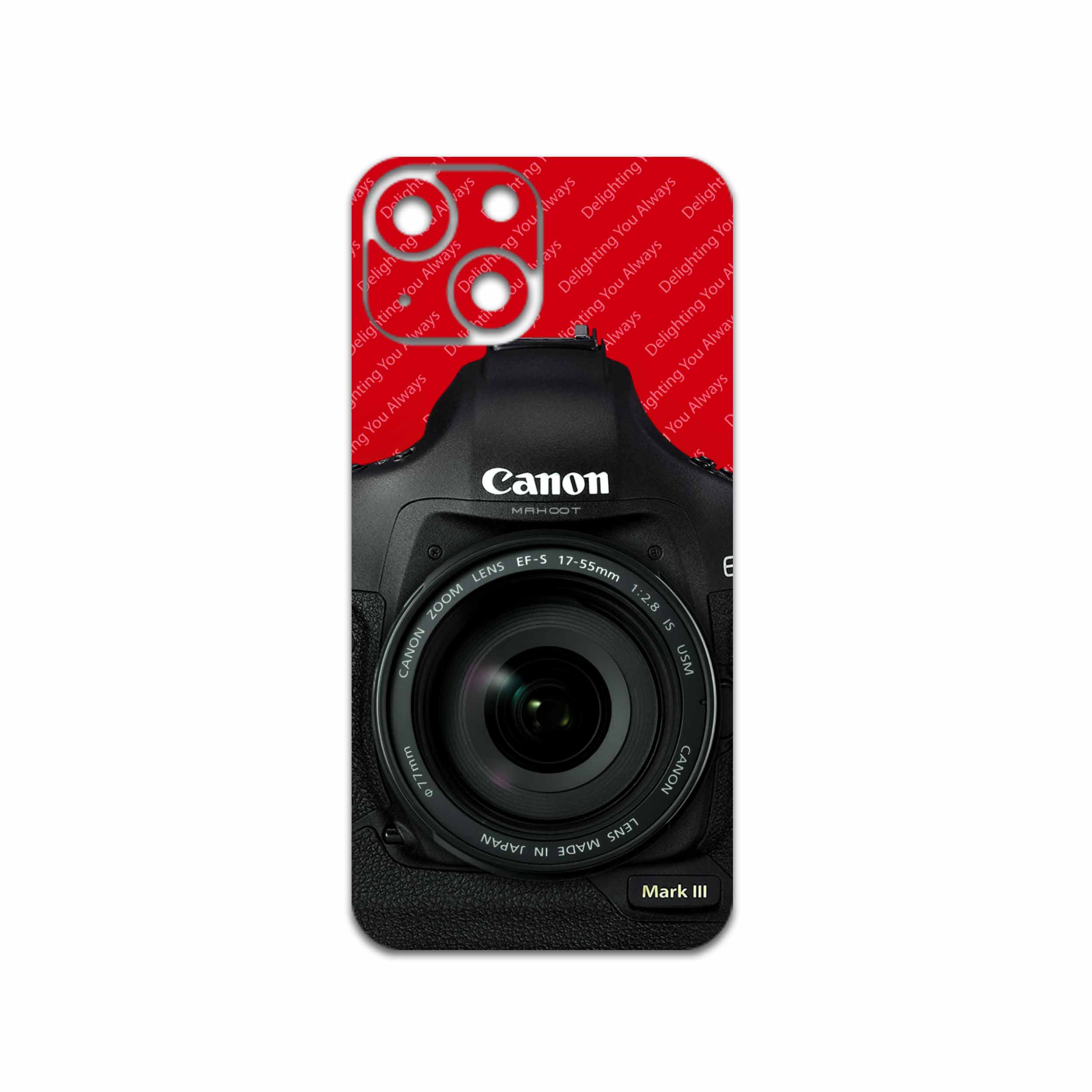 برچسب پوششی ماهوت مدل Canon-Logo مناسب برای گوشی موبایل اپل iPhone 13 Mini