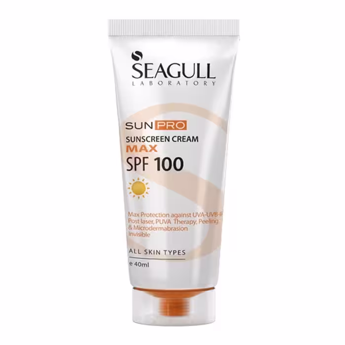 ضد آفتاب بی‌رنگ SPF100 سی گل
