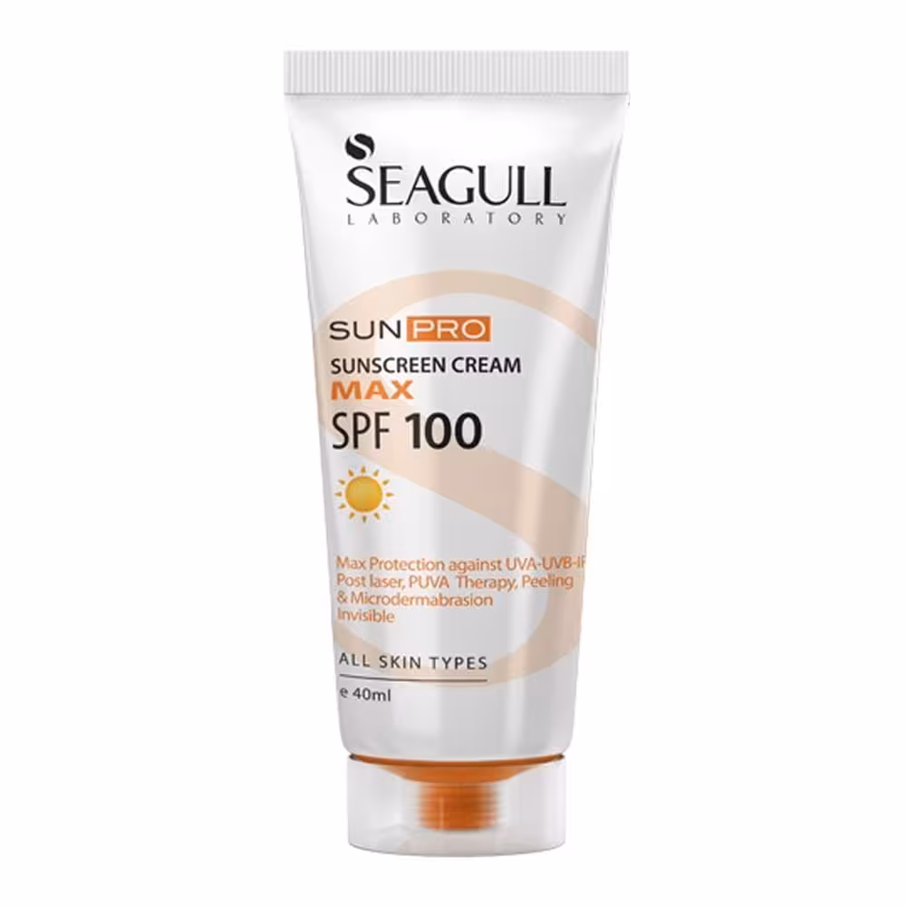 ضد آفتاب بی‌رنگ SPF100 سی گل