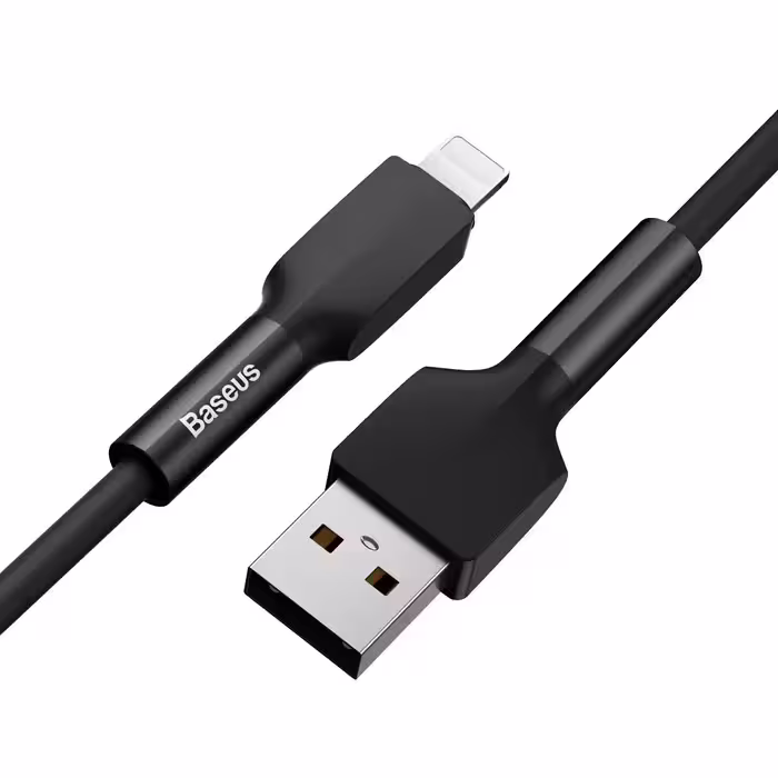 کابل تبدیل usb به لایتنینگ باسئوس مدل selica gel
