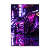 تابلو شاسی گوفی مدل ماشین سوپر اسپورت طرح Super Sport Car کد SPORT26 | دنیای قاب