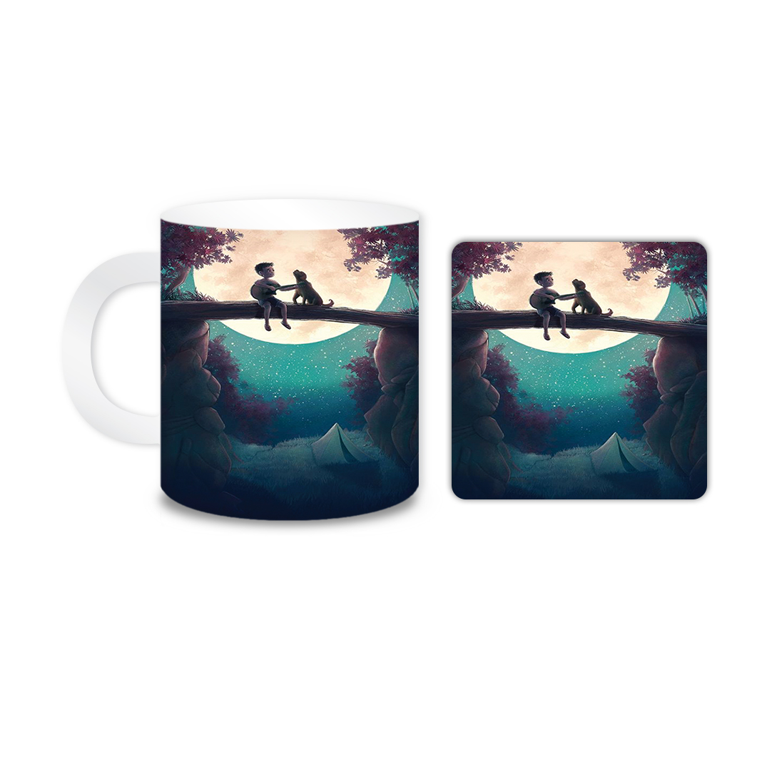 ماگ مدل پسر کد 1469 به همراه زیر لیوانی