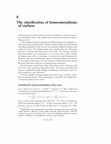 خرید و دانلود نسخه کامل کتاب Teichmuller Theory Volume 2: Surface Homeomorphisms and Rational Functions