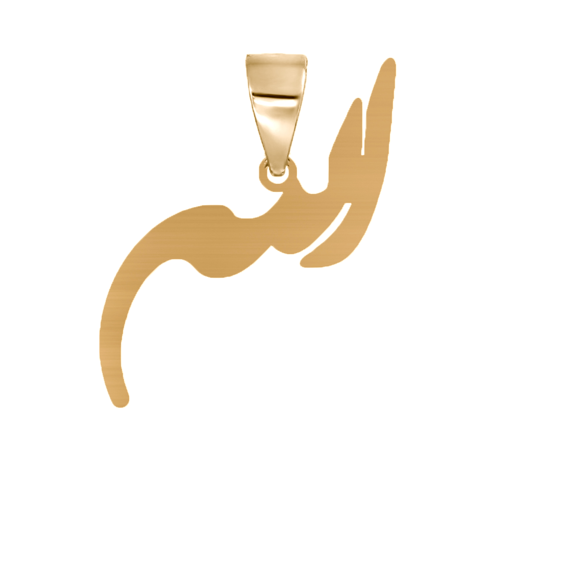 آویز گردنبند نقره مدل الله 01