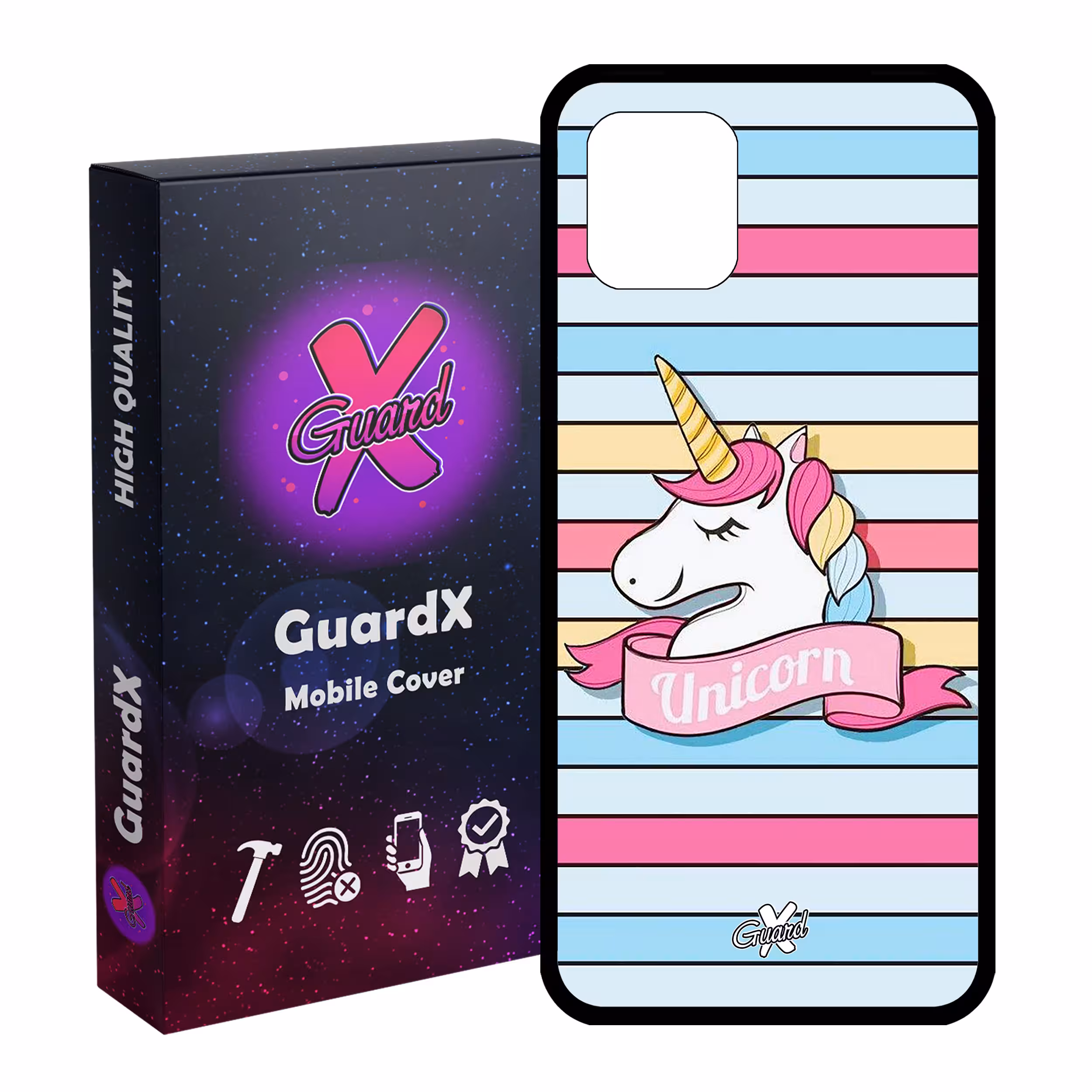 کاور گارد ایکس طرح Unicorn مدل Glass10018 مناسب برای گوشی موبایل سامسونگ Galaxy Note 10 Lite