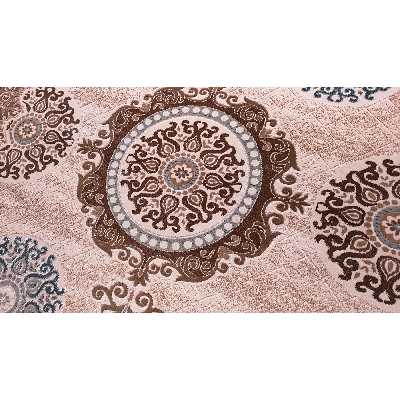 فرش ماشینی زمرد مشهد کد KR29 زمینه کرم