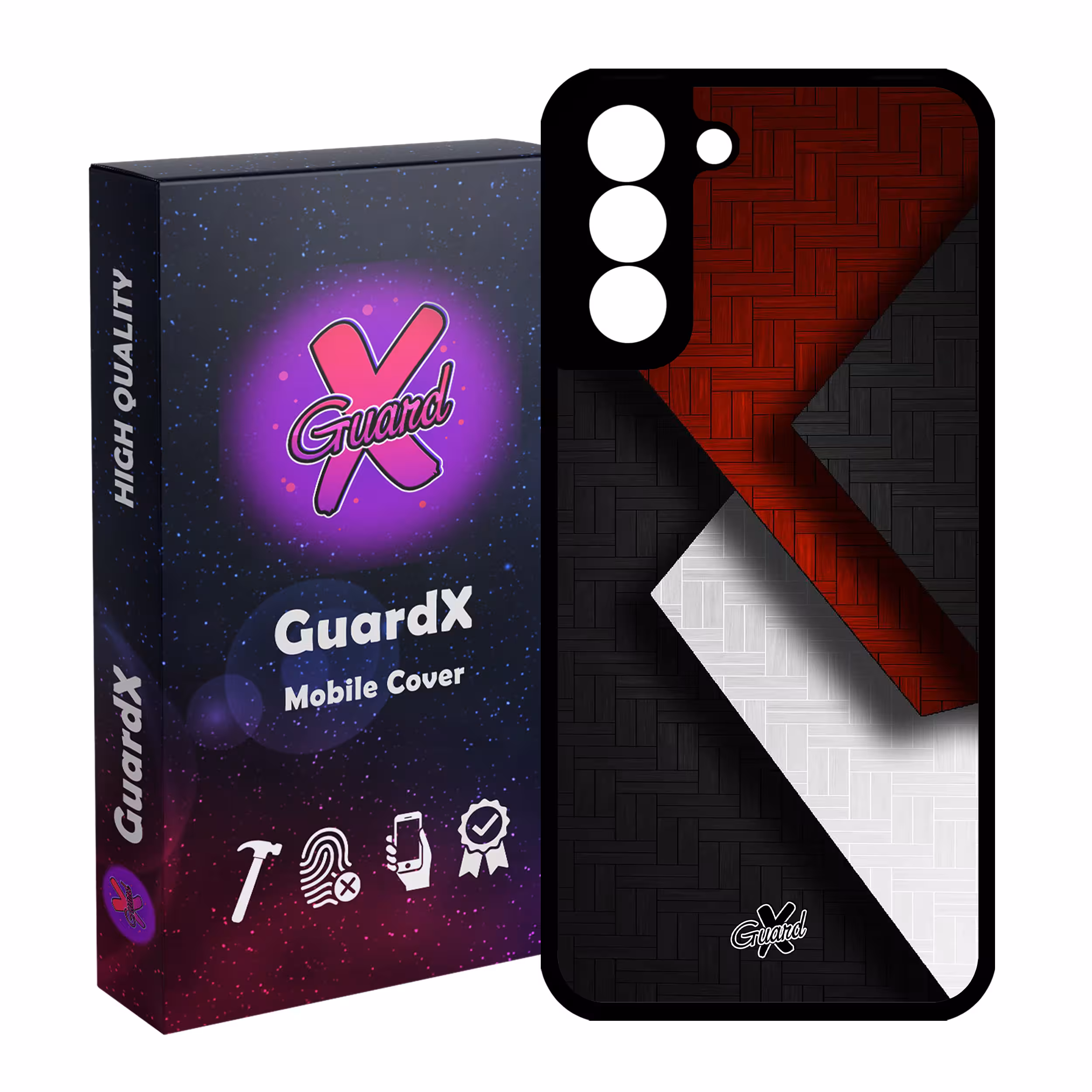 کاور گارد ایکس طرح Shape مدل Glass10174 مناسب برای گوشی موبایل سامسونگ Galaxy S21