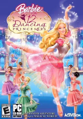 بازی کامپیوتر Barbie 12 Dancing Princesses