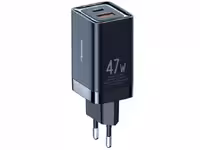 شارژر دیواری مینی فست شارژ مک‌دودو MCDODO GAN 47W MINI FAST CHARGER DUAL OUTPUT CH-8581