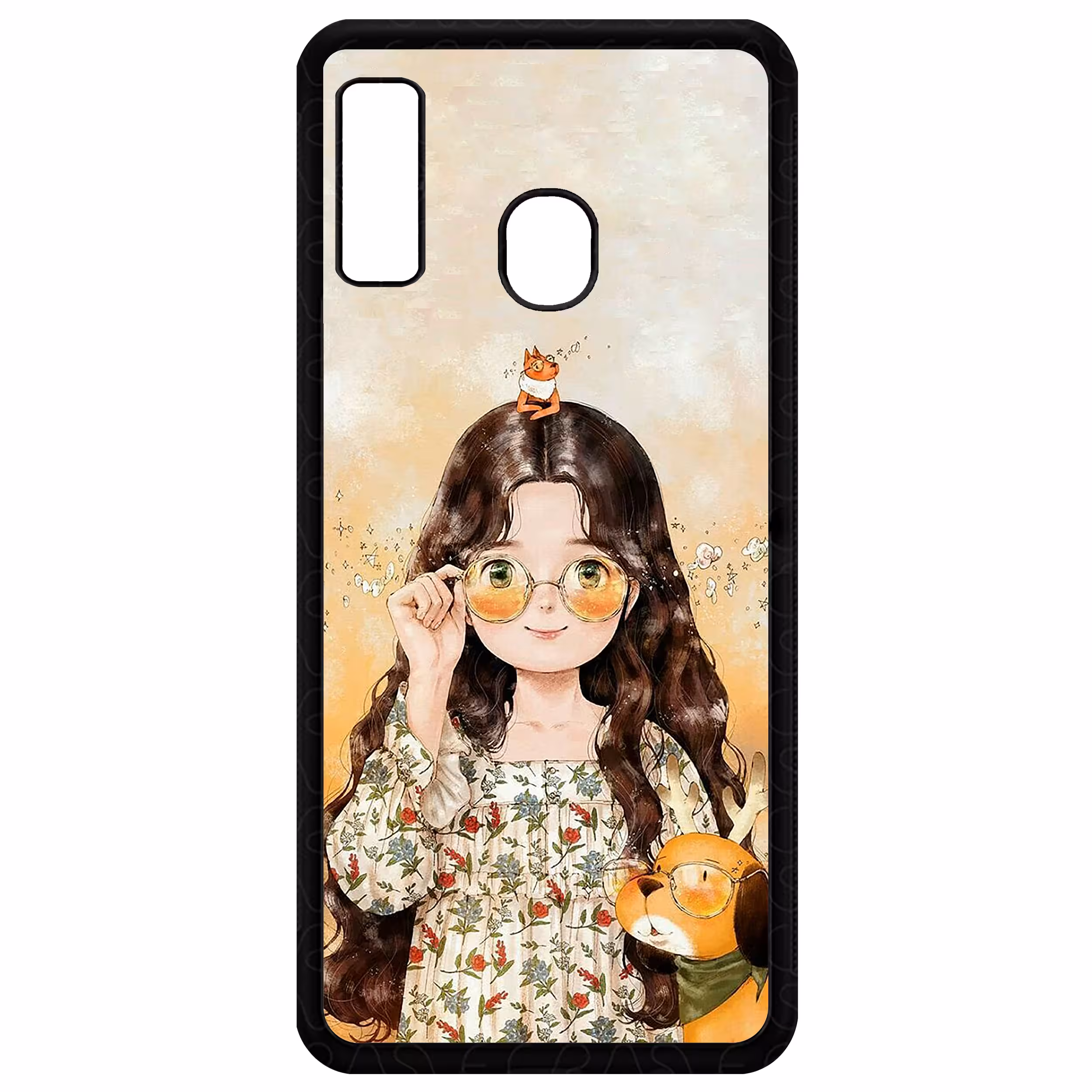 کاور طرح Girl مدل CHL50253 مناسب برای گوشی موبایل سامسونگ Galaxy A20 / A30 / M10s