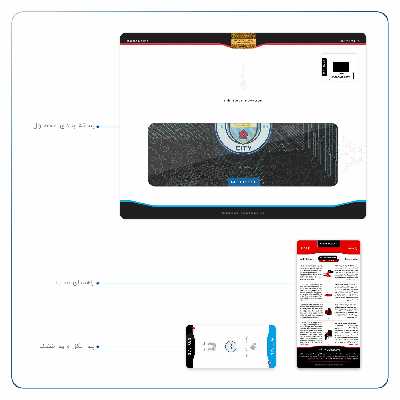 برچسب پوششی ماهوت مدل Manchester-City مناسب برای تبلت اپل iPad 9.7 (GEN 5) 2017 A1823