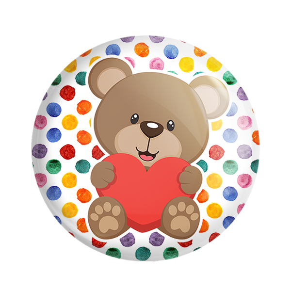 پیکسل خندالو طرح خرس کد 1867