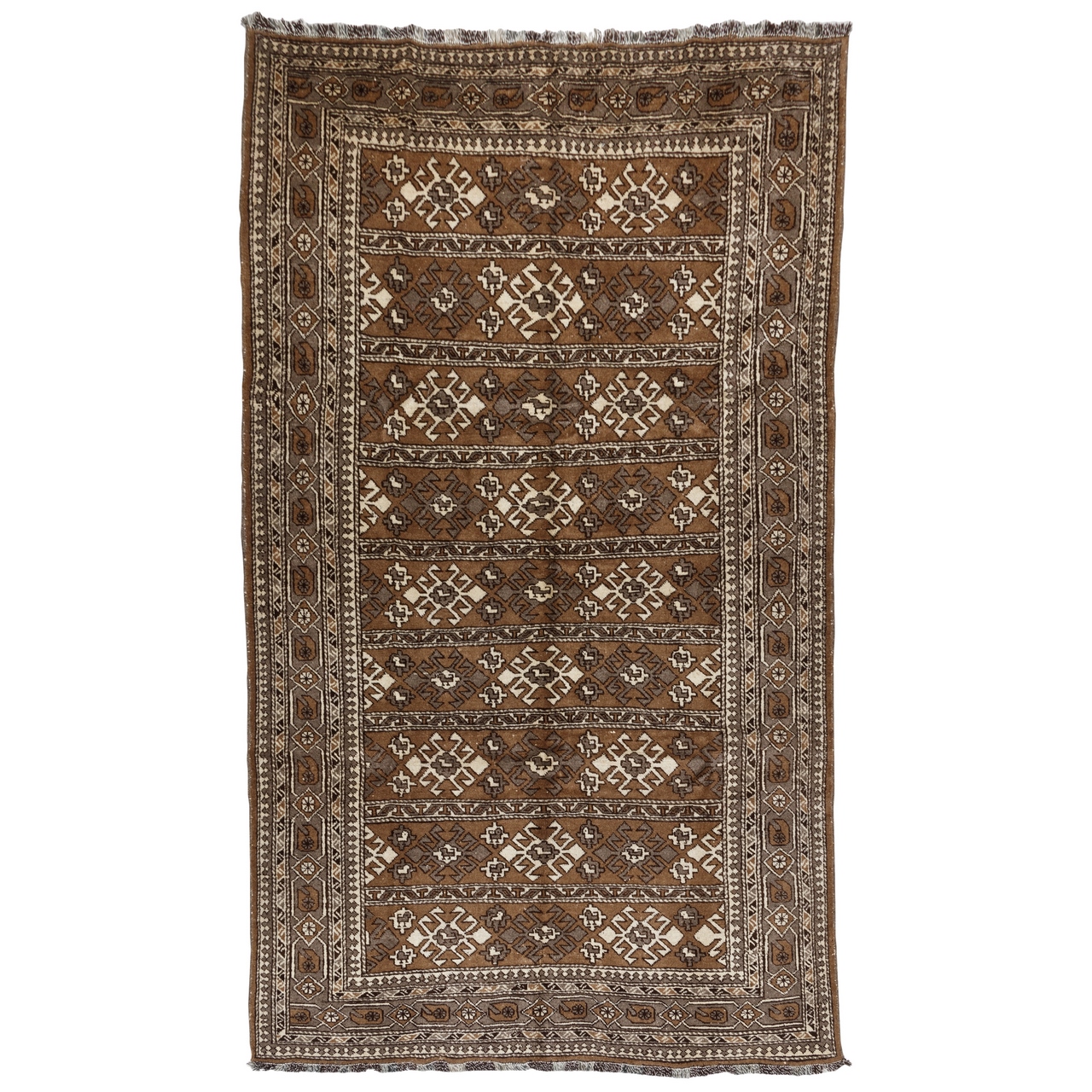 فرش قدیمی دستباف پنج و نیم متری سی پرشیا کد 183100 یک جفت