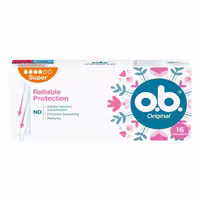 تامپون اوبی مدل super reliable protection تعداد 16 عددی

