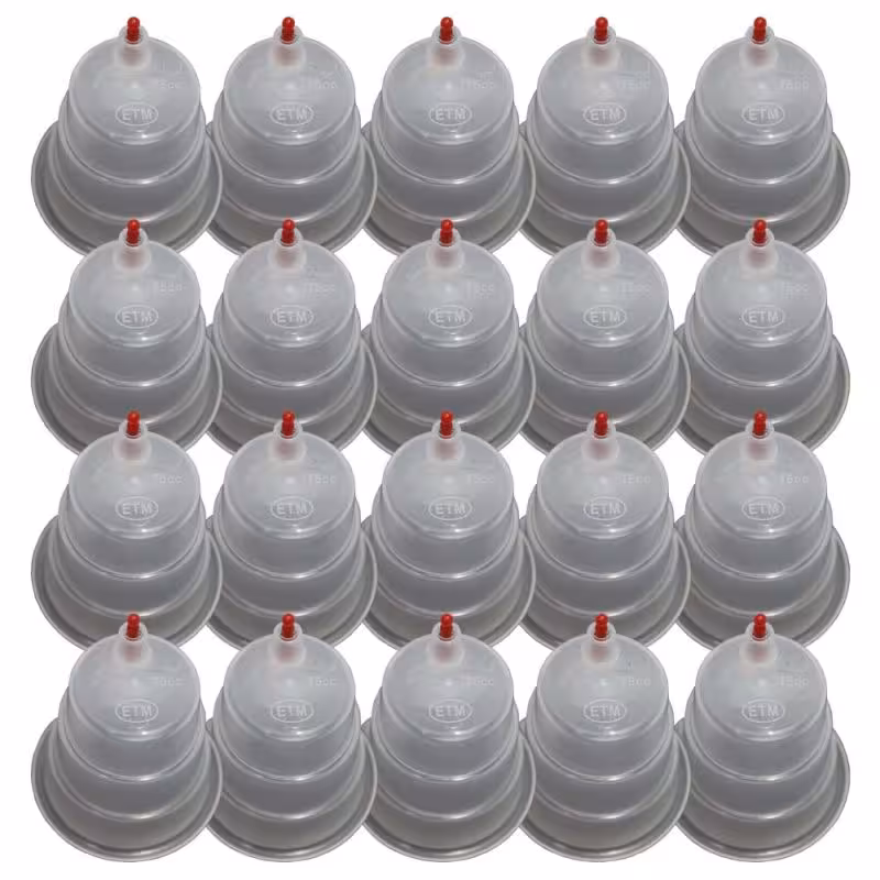 لیوان بادکش ای تی ام مدل 75cc بسته 20 عددی