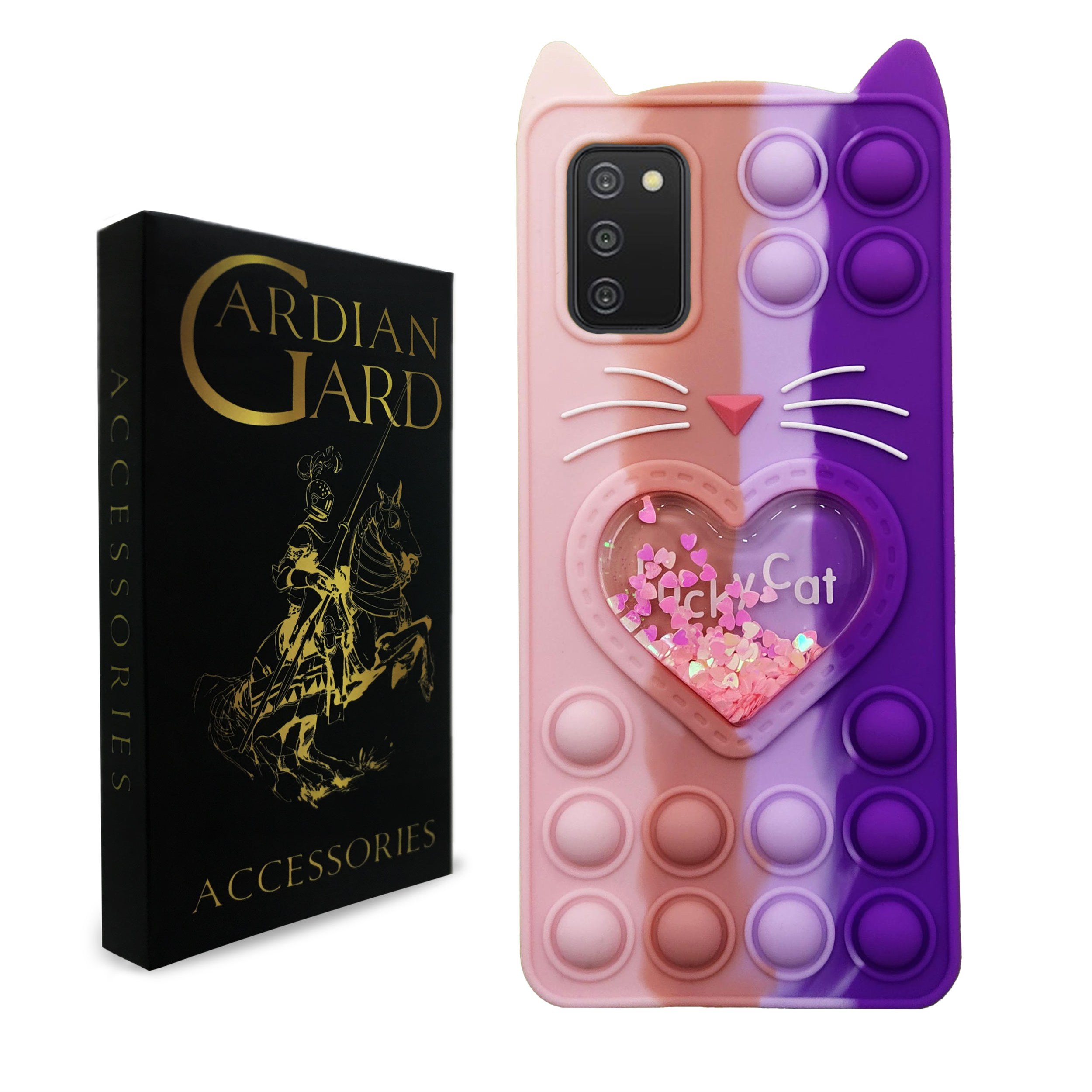 کاور گاردین گارد مدل Lucky Cat مناسب برای گوشی موبایل سامسونگ Galaxy A03S  A02S
