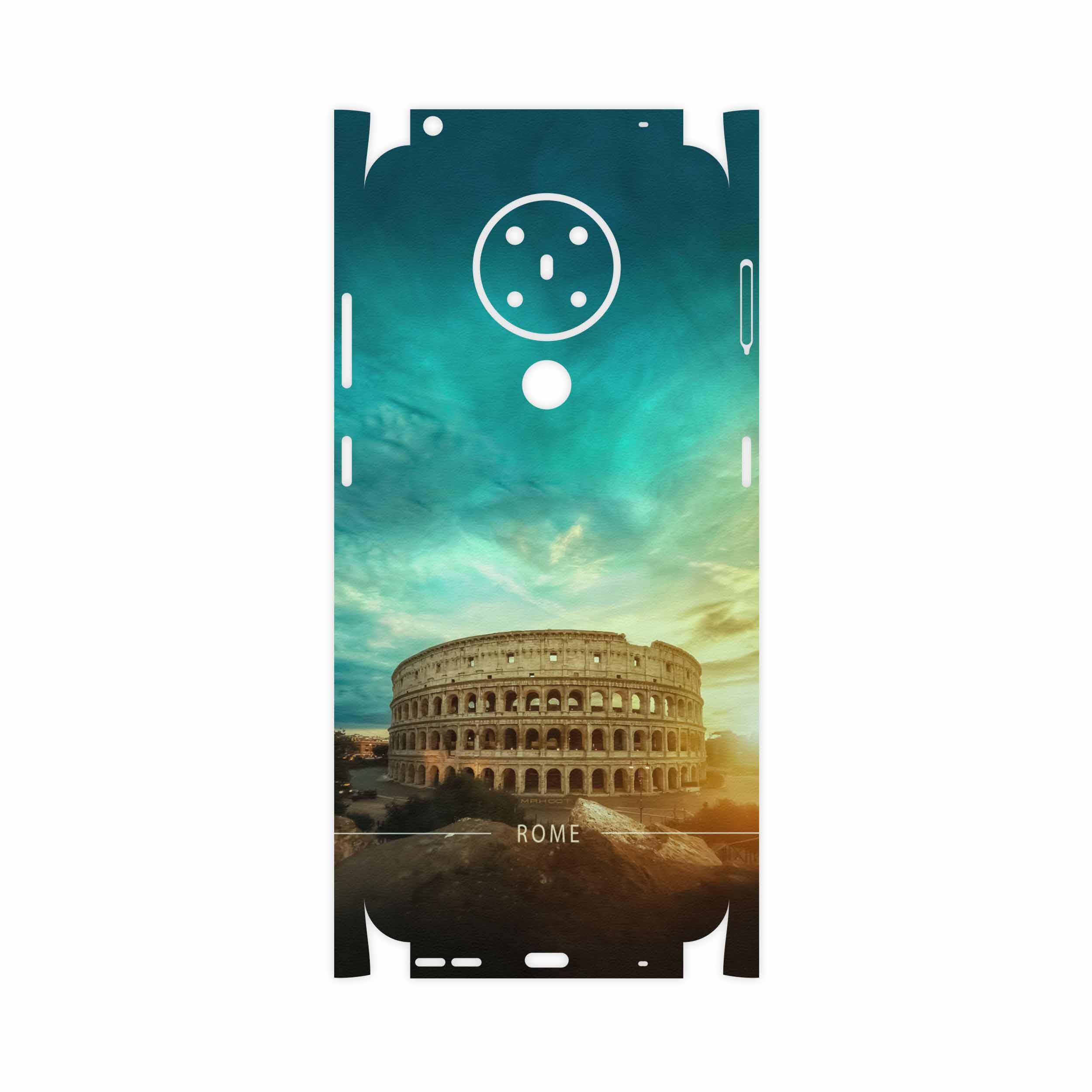 برچسب پوششی ماهوت مدل Rome-City-FullSkin مناسب برای گوشی موبایل نوکیا 5.3
