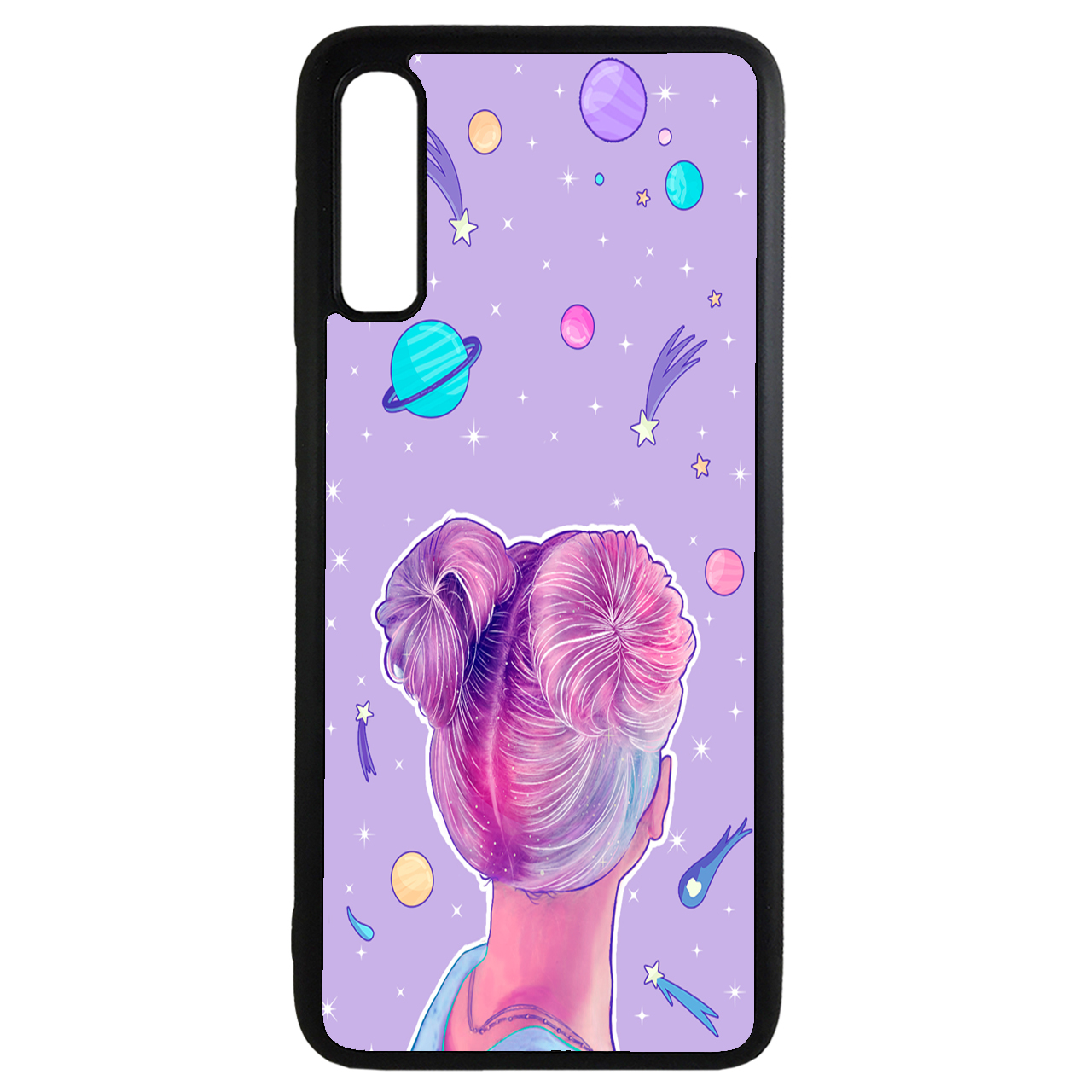 کاور طرح دختر کد 43175 مناسب برای گوشی موبایل سامسونگ galaxy a70