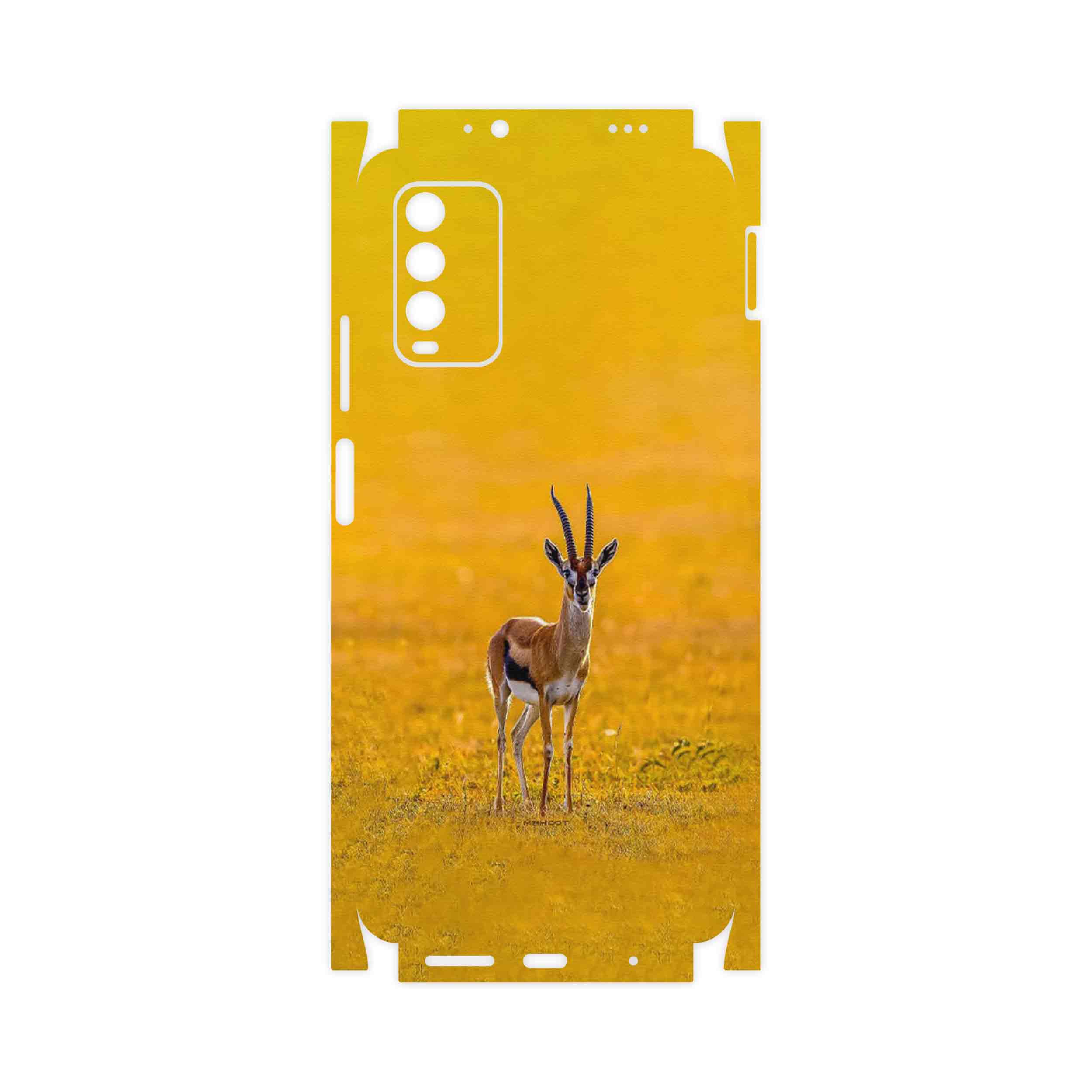 برچسب پوششی ماهوت مدل Gazelle-FullSkin مناسب برای گوشی موبایل شیائومی Redmi Note 9 4G