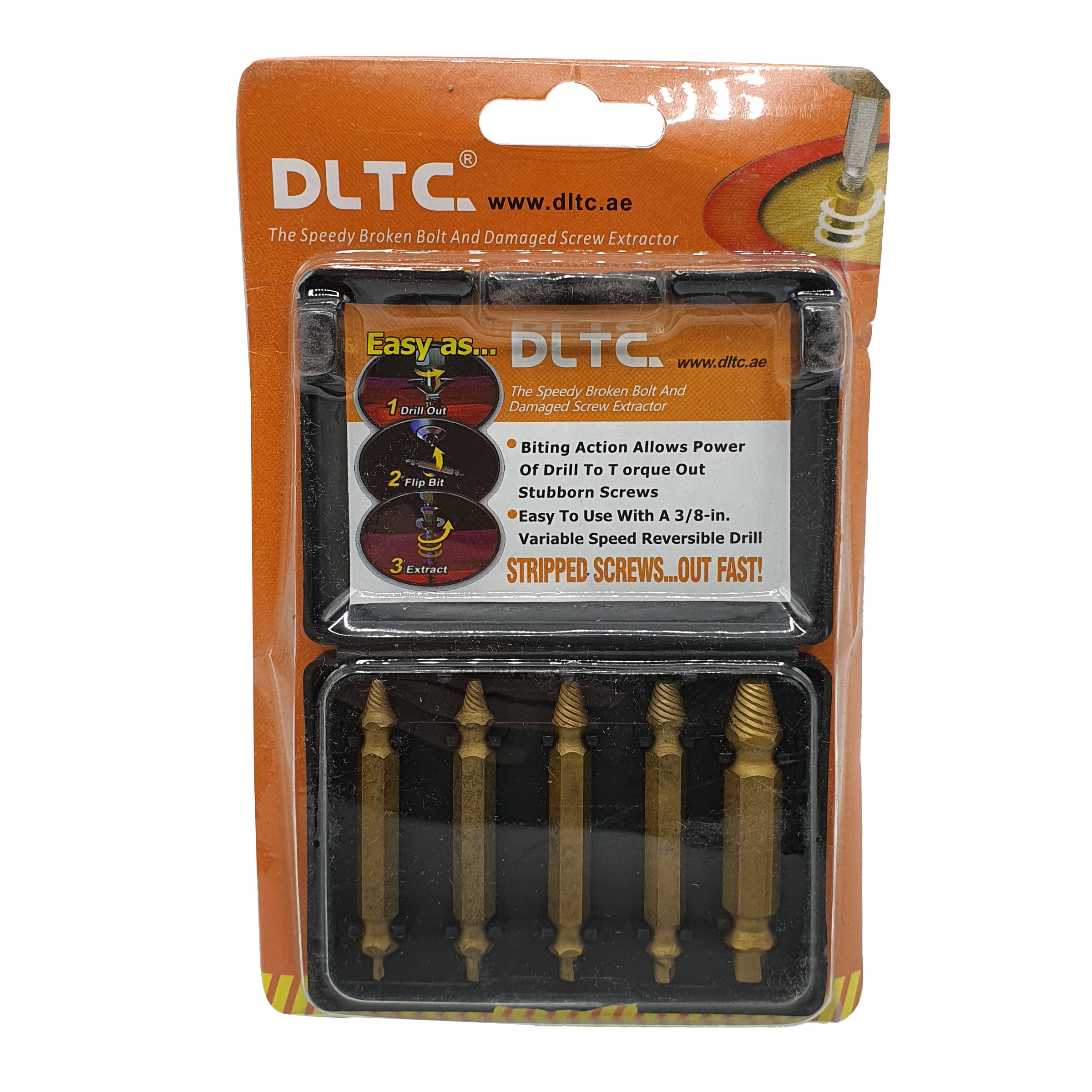 پیچ هرز بازکن دی ال تی سی مدل hss مجموعه 5 عددی