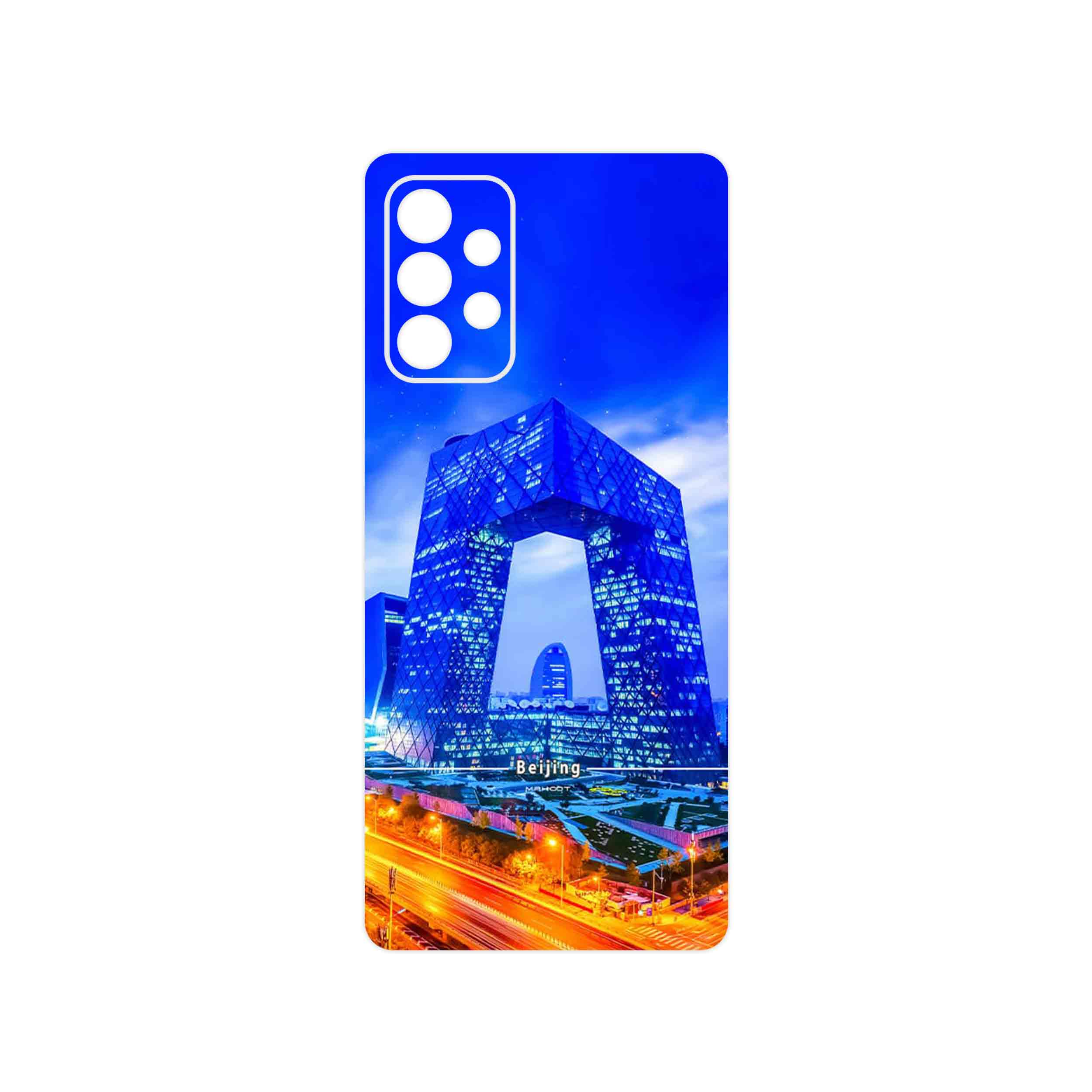 برچسب پوششی ماهوت مدل Beijing city مناسب برای گوشی موبایل سامسونگ Galaxy A72