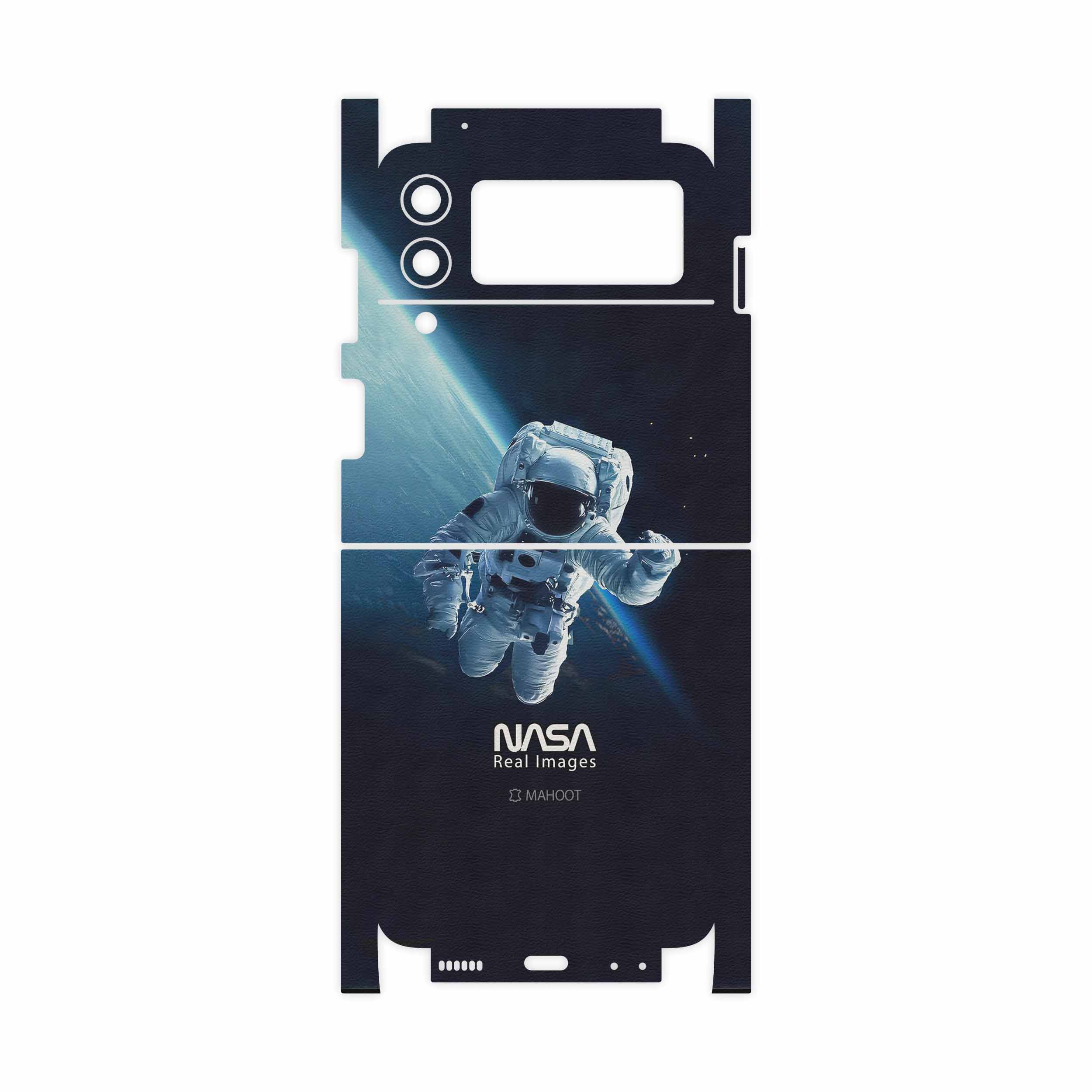 برچسب پوششی ماهوت مدل NASA-Astronaut-FullSkin مناسب برای گوشی موبایل سامسونگ Galaxy Z Flip3 5G