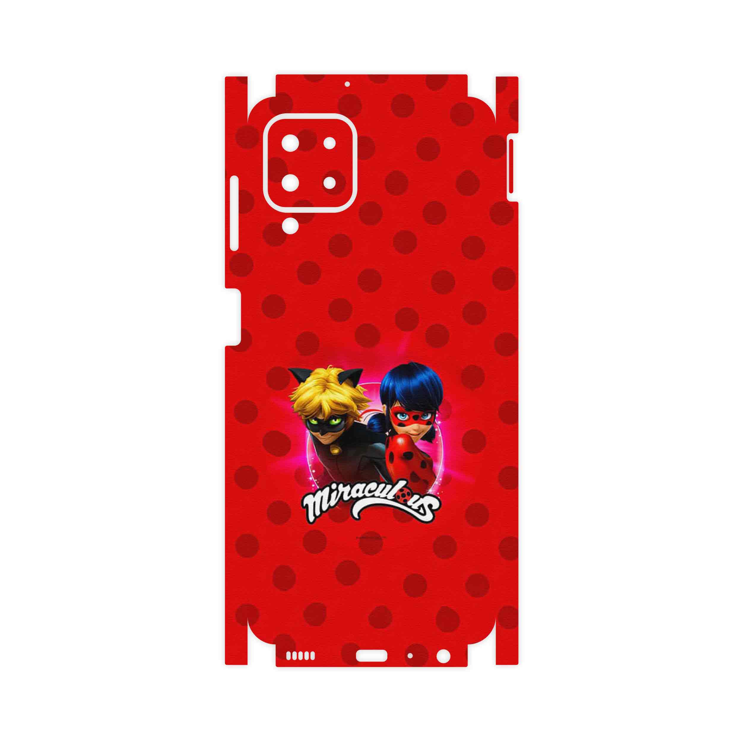 برچسب پوششی ماهوت مدل Ladybug and Cat Noir-FullSkin مناسب برای گوشی موبایل سامسونگ Galaxy A22 4G