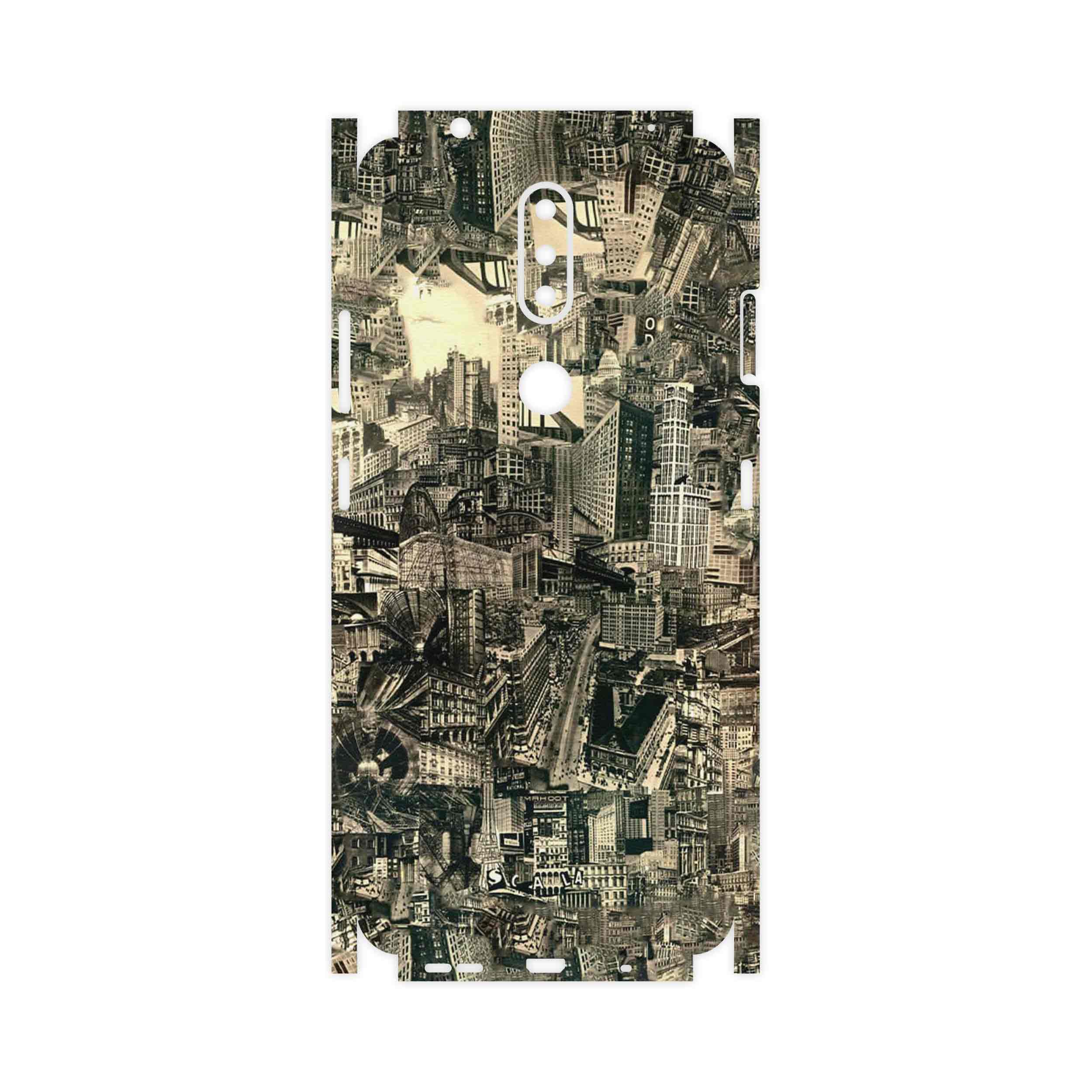 برچسب پوششی ماهوت مدل Collage of Skyscraper-FullSkin مناسب برای گوشی موبایل نوکیا 2.4