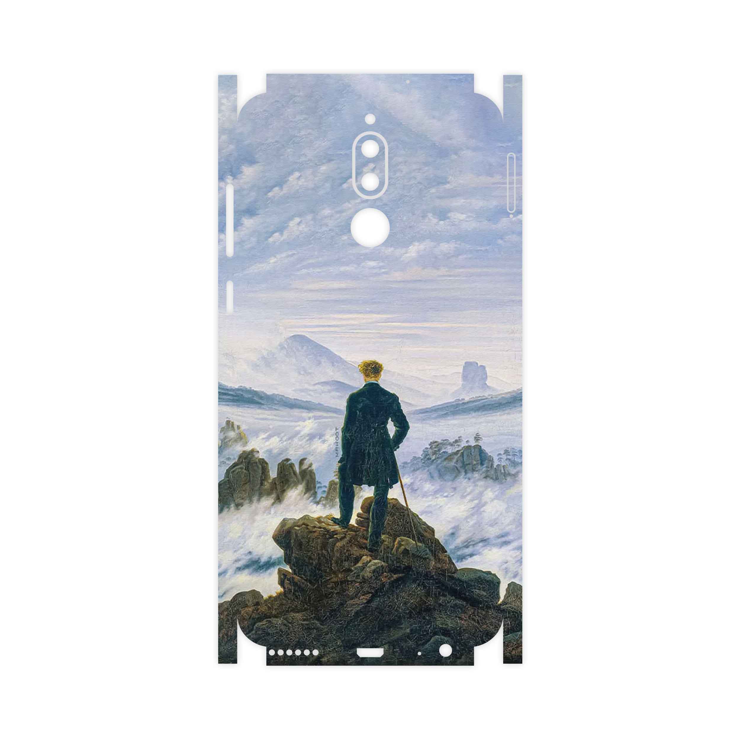 برچسب پوششی ماهوت مدل Wanderer above the Sea of Fog-FullSkin مناسب برای گوشی موبایل هوآوی Mate 10 Lite