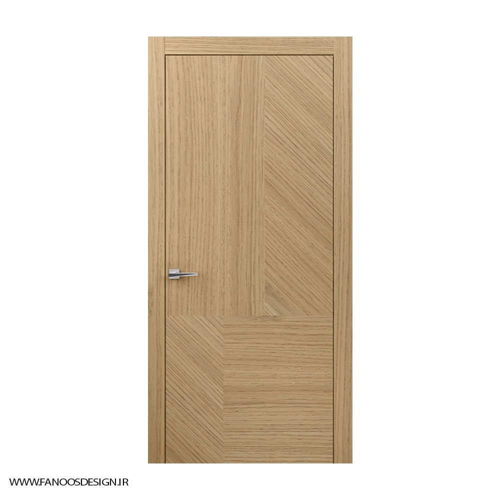 درب روکش بلوط  کانادایی اتاق خواب با رنگ پلی اورتان کد 30981