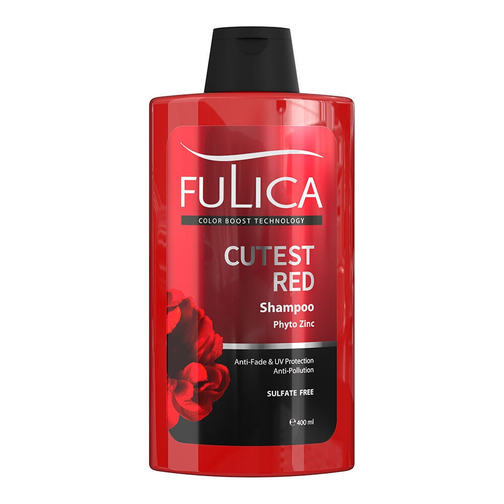 فولیکا شامپو تثبیت کننده و محافظ رنگ مو قرمز 400 گرم Cutest Red