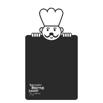 تخته سیاه مدل سرآشپز سایز 35x20 سانتی متر