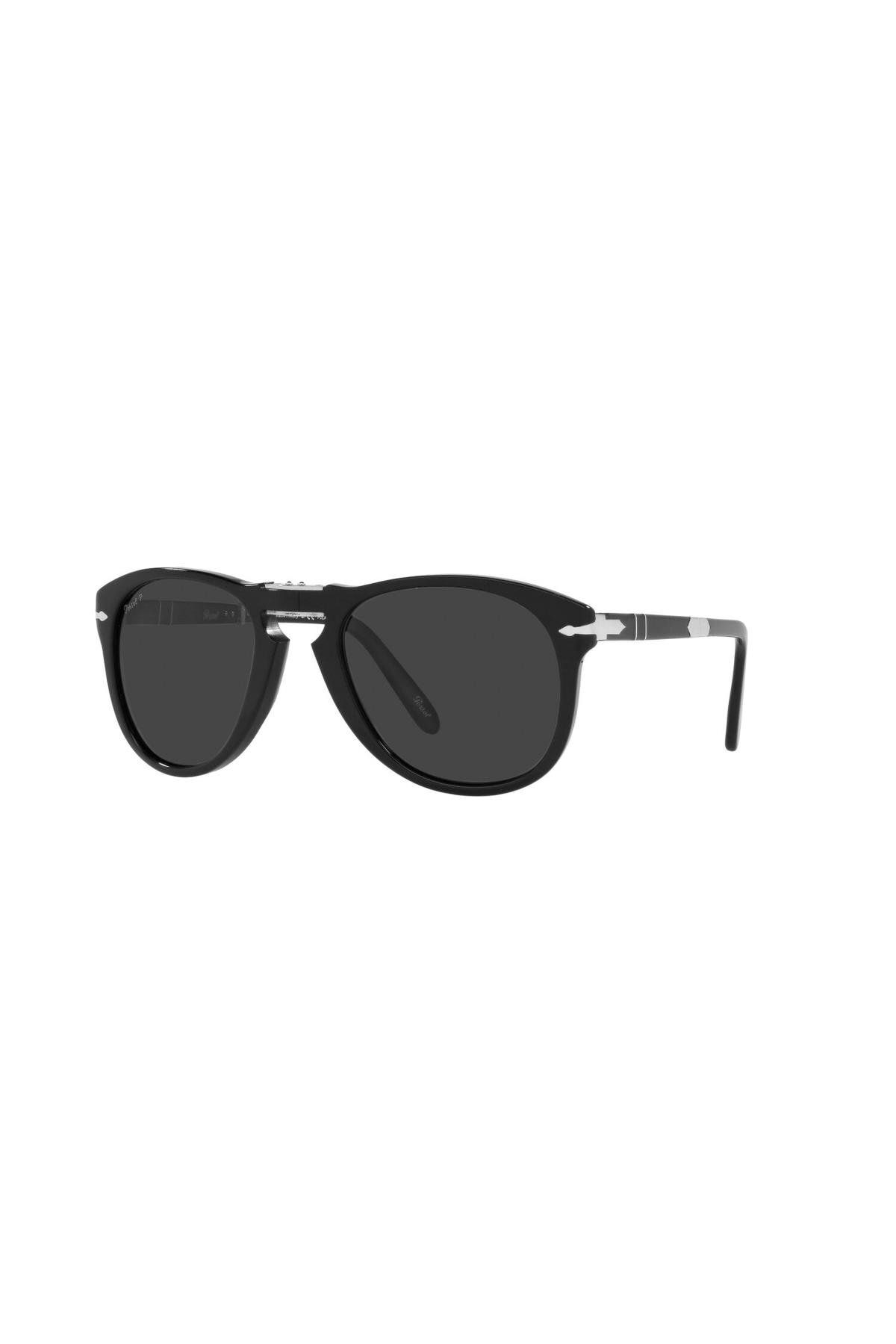 عینک آفتابی مشکی مردانه و زنانه سیاه 0po0714sm 95 48 54 یونیسکس Persol