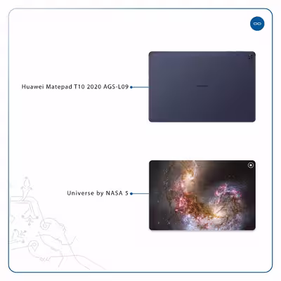 برچسب پوششی ماهوت مدل Universe-by-NASA-5 مناسب برای تبلت هوآوی Matepad T10 2020 AGS-L09