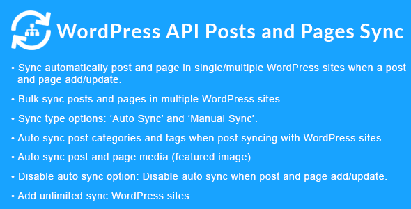 دانلود افزونه WordPress API Posts and Pages Sync